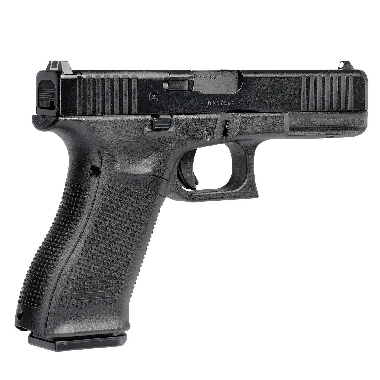 Glock 17 Gen5 MOS CO2 Luftpistole Kal. 4,5mm BB Blowback Metallschlitten schwarz inkl. Red-Dot Adapterplatten Bild 8