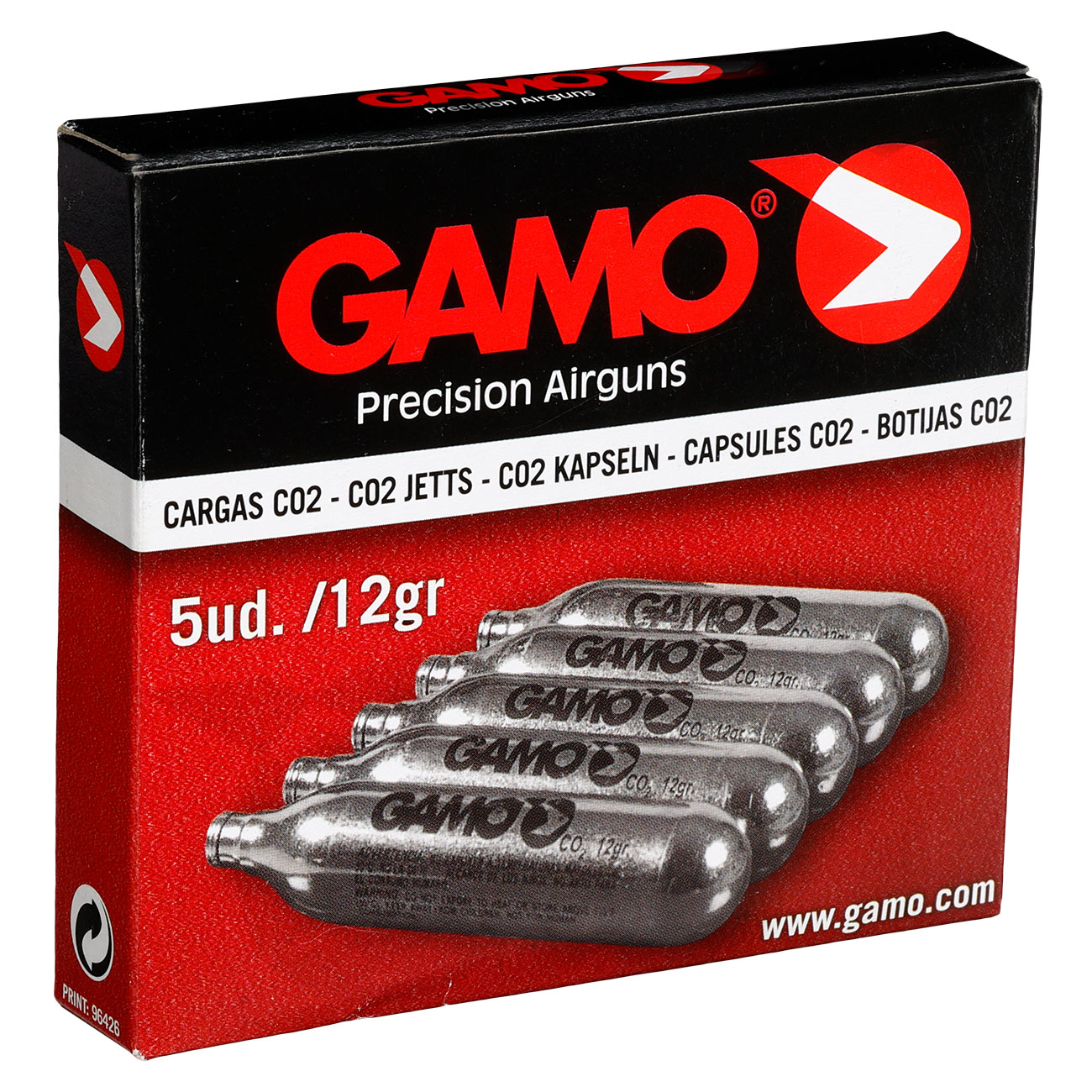 Gamo CO2 Kapseln 5 Stck je 12g