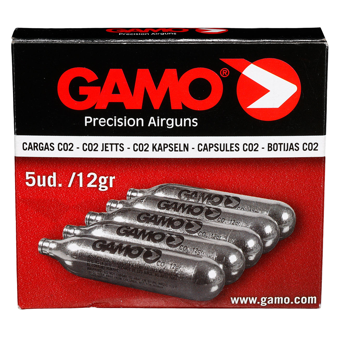 Gamo CO2 Kapseln 5 Stck je 12g Bild 1