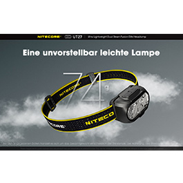 Nitecore Stirnlampe UT27 Dual Power schwarz kaufen bei ASMC