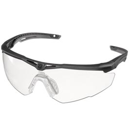 Revision Eyewear StingerHawk ballistische Schutzbrille Deluxe Kit mit vermillion / klar / rauch Wechselglser schwarz