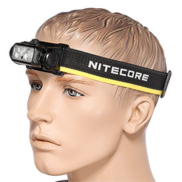 Nitecore LED-Stirnlampe NU43 - 1400 Lumen schwarz inkl. USB-C Ladekabel und Kopfband