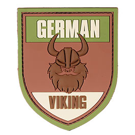 101 INC 3D Rubber Patch mit Klettflche German Viking oliv