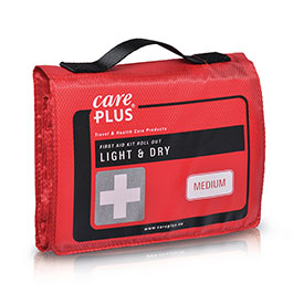 Care Plus First Aid Kit Roll Out Light & Dry Medium rot