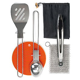 GSI Outdoors Camping Kchenset Folding Chefs Tool Set 6 tlg.