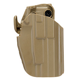 WoSport Universal Type-A Holster Kunststoff m. Grtelhalter fr Pistolen rechts tan