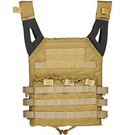 WoSport JPC-Style Plate Carrier Molle-Plattentrger Weste verstellbar tan