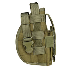 WoSport Universal Battlefield Elite Holster fr Pistolen Nylon-Fabric rechts oliv