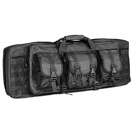 WoSport 36 Zoll / 92 cm Deluxe Double Soft Rifle Bag / Gewehr-Futteral f. 2 Gewehre schwarz