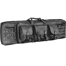 WoSport 42 Zoll / 108 cm Deluxe Double Soft Rifle Bag / Gewehr-Futteral f. 2 Gewehre schwarz