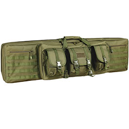 WoSport 46 Zoll / 117 cm Deluxe Double Soft Rifle Bag / Gewehr-Futteral f. 2 Gewehre oliv