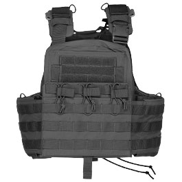 WoSport CPC-Style Plate Carrier Molle-Plattentrger Weste verstellbar schwarz