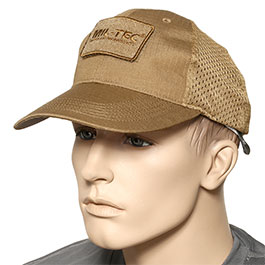 Mil-Tec Baseball Cap Netz dark coyote