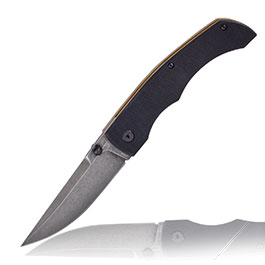 Bker Plus Einhandmesser Poke D2 Stahl schwarz/stonewash inkl. Grtelclip