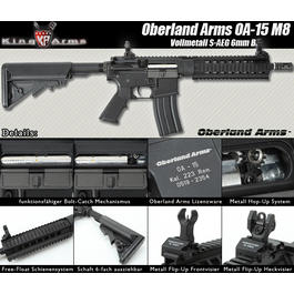 Versandrcklufer King Arms Oberland Arms OA-15 M8 Vollmetall S-AEG 6mm BB