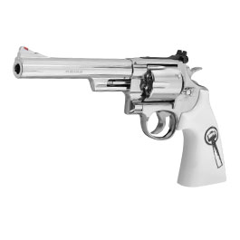 Smith & Wesson 629 6,5 Zoll Vollmetall CO2 Revolver 6mm BB Chrome-Finish - Trust Me Edition