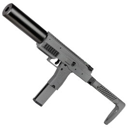 Vorsk VMP-1X PDW Polymer SMG GBB 6mm BB grau - Set mit Silencer / Ersatzmagazin