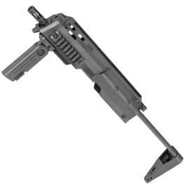 CTM AP7 SMG MP-Replika Conversion Kit f. Action Army AAP-01 GBB Pistole schwarz