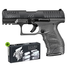 Walther PPQ M2 Schreckschuss Pistole 9mm P.A.K. Cerakote Tungsten Gray Sondermodell inkl. 50 Schuss Steel Blitz GRATIS