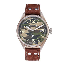 Messerschmitt Vintage Fliegeruhr ME-43ARMY mit Wasserbffelband