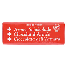 Schweizer Armee Schokolade 50g Tafel