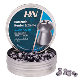 H&N Baracuda Hunter Rundkopf-Diabolos Extreme Hohlspitze 5,5mm 200 Stck