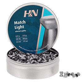 H&N Flachkopf-Diabolos Finale Match Light 4,5mm 500 Stck