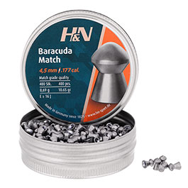 H&N Rundkopf-Diabolo Baracuda Match 4,5 mm 400 Stck