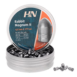 H&N Spitzkopf-Diabolo Rabbit Magnum II 4,5 mm 200 Stck extrem schwer