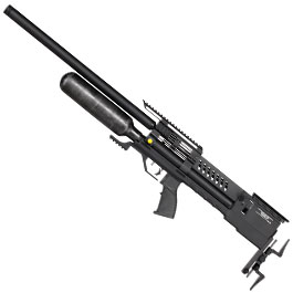 Reximex Meta Premium Pressluftgewehr 4,5mm Diabolo schwarz inkl. 2 x 14-Schuss Magazin, One-Shot-Tray und Waffenkoffer