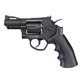 KLI HERC CO2-Revolver 2,5 Zoll Kal. 4,5mm Stahl-BB Vollmetall schwarz