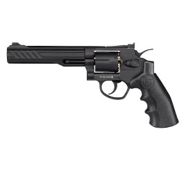 KLI HERC CO2-Revolver 6 Zoll Kal. 4,5mm Stahl-BB Vollmetall schwarz