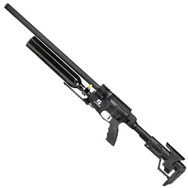 Reximex NYX Pressluftgewehr 4,5mm Diabolo schwarz inkl. 2 x 14-Schuss Magazin und Einzelschussadapter