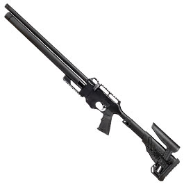 Reximex Force 1 Pressluftgewehr PCP Kal. 4,5mm Diabolo schwarz inkl. 2 x 14-Schuss Magazin u. Waffenkoffer
