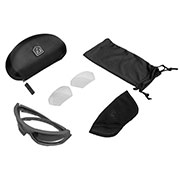 Revision ballistische Sonnenbrille ShadowStrike Essential Kit schwarz mit klar-transparent / rauch-getnt Wechselglsern