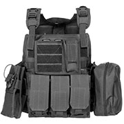 WoSport Kingrin M4 Tactical Molle Vest Einsatzweste schwarz