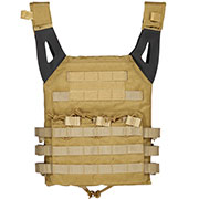 WoSport JPC-Style Plate Carrier Molle-Plattentrger Weste verstellbar tan