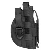 WoSport Universal Battlefield Elite Holster fr Pistolen Nylon-Fabric rechts schwarz