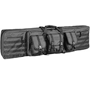 WoSport 46 Zoll / 117 cm Deluxe Double Soft Rifle Bag / Gewehr-Futteral f. 2 Gewehre schwarz