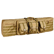 WoSport 46 Zoll / 117 cm Deluxe Double Soft Rifle Bag / Gewehr-Futteral f. 2 Gewehre tan