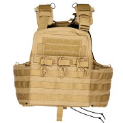 WoSport CPC-Style Plate Carrier Molle-Plattentrger Weste verstellbar tan