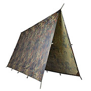 Mil-Tec Tarp PE R/S 300 x 300 cm flecktarn inkl. Transportbeutel