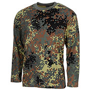 MFH Langarmshirt US-Style flecktarn