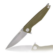 ANV Knives Einhandmesser Z300 G10 Sleipner Stahl oliv/stonewash inkl. Grtelclip