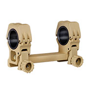 Aim-O M10 QD-L High Integral Mount fr 25 / 30mm Zielfernrohre mit Wasserwaage tan