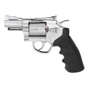 KLI HERC CO2-Revolver 2,5 Zoll Kal. 4,5mm Stahl-BB Vollmetall chrom/schwarz