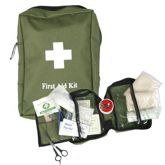 DOITOOL 2 Sets Outdoor-Notfallset Reise-Aufbewahrungstasche  Überlebensvorbereitung Lieferungen Medizinische Notfallversorgung  Sicherheit
