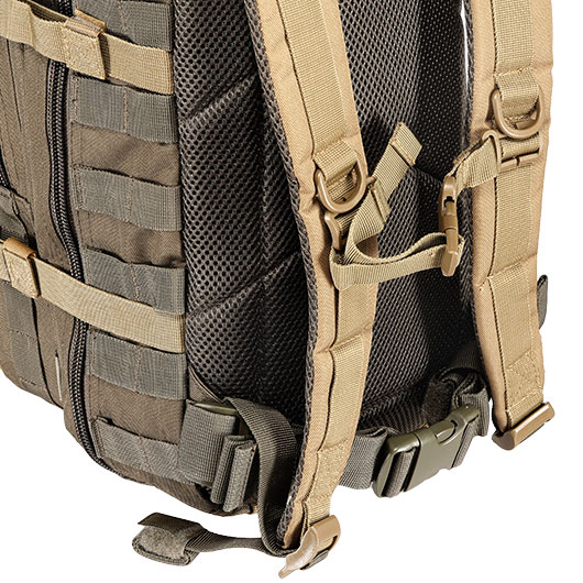 Mil-Tec Rucksack Assault Ranger Pack 20 Liter green/coyote Bild 8