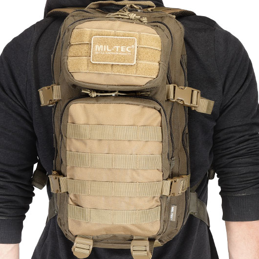 Mil-Tec Rucksack Assault Ranger Pack 20 Liter green/coyote Bild 9