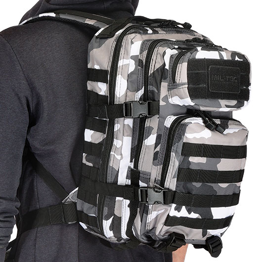 Mil-Tec Rucksack Assault Ranger Pack 20 Liter urban camo Bild 10